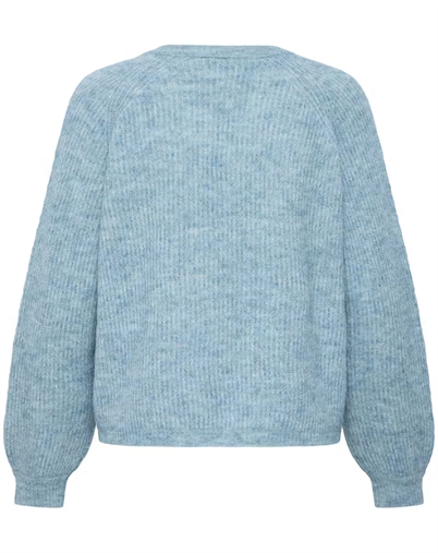 Fransa - Franne Pullover 1 - Grey Mist Melange